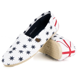 McKey Modne slip-on espadrile bijela tamnoplava 2