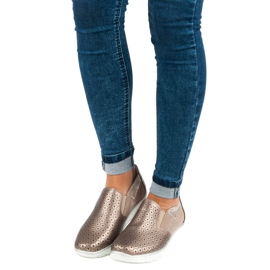 Filippo Golden Slip On cipele zlatni 1