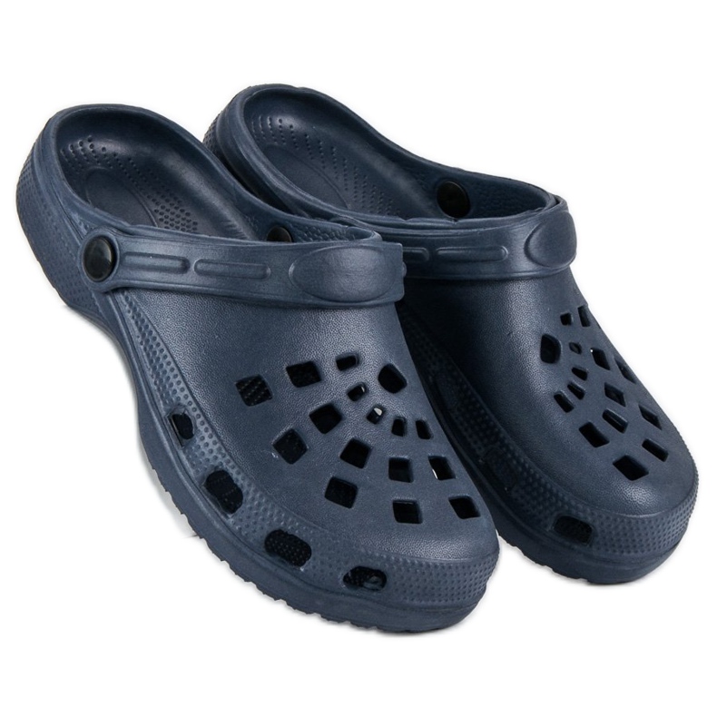 Mornarskoplave vrtne papuče plava 1