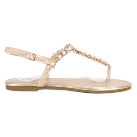 Comer Japanske sandale žuta boja 1