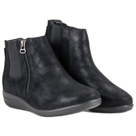 Kylie Crne čizme na patentni zatvarač crno 1