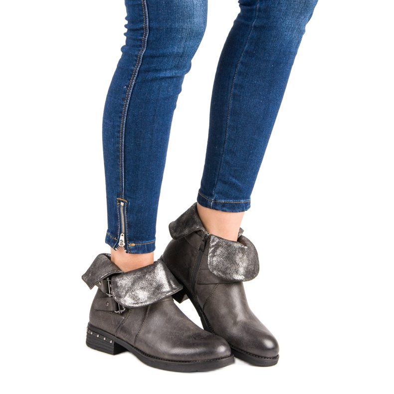 Forever Folie Radničke čizme Grey siva 2