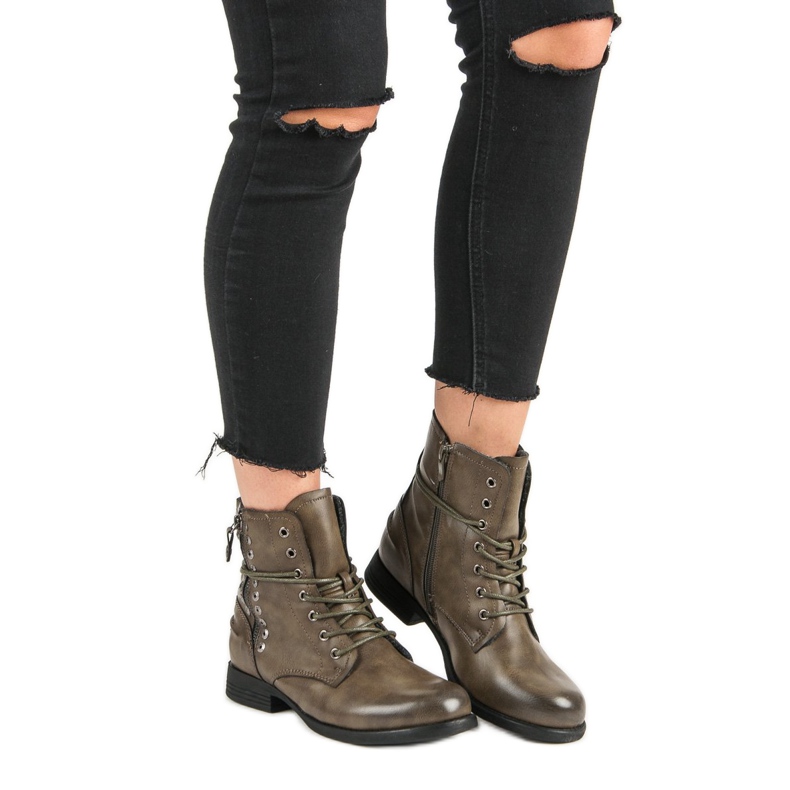 Kayla Zelene rock čizme zelena 2