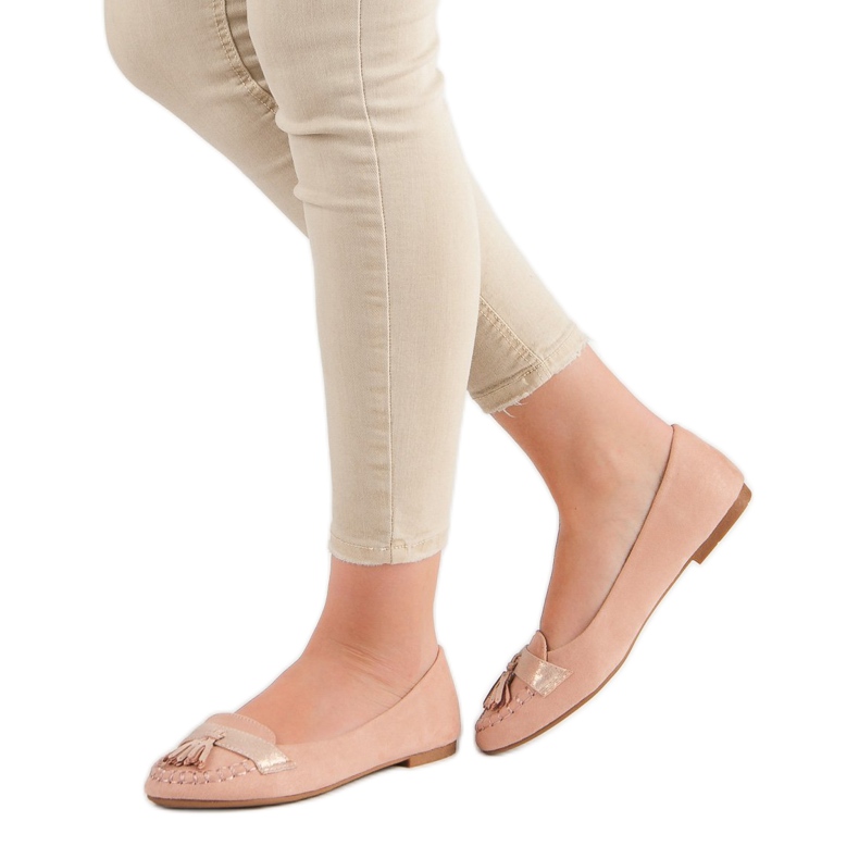 Small Swan Natikače s resama ružičasta 1