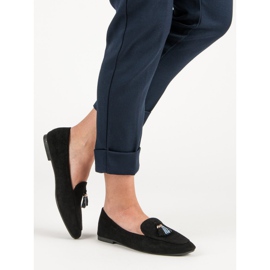 Small Swan Glitter mokasine crna 2