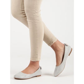 Vinceza Udobne balerine siva 1