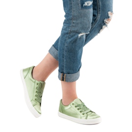 Kylie Satenske tenisice zelena 1