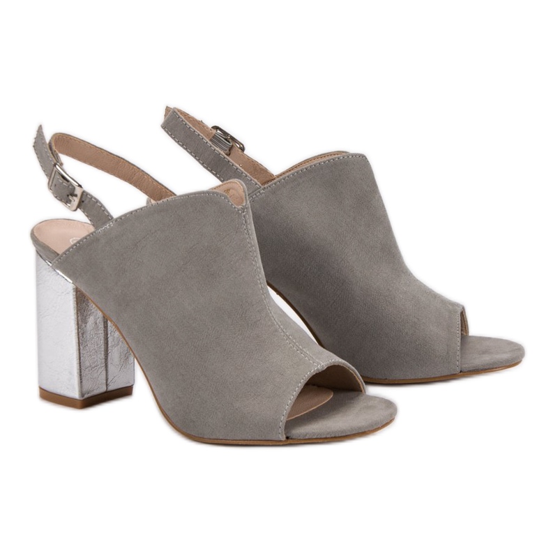 Sandale izgrađene na VINCEZA šanku siva 1