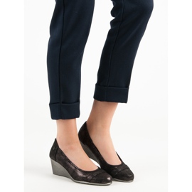 Vinceza Pumpe sa sjajnim klinom smeđa 2