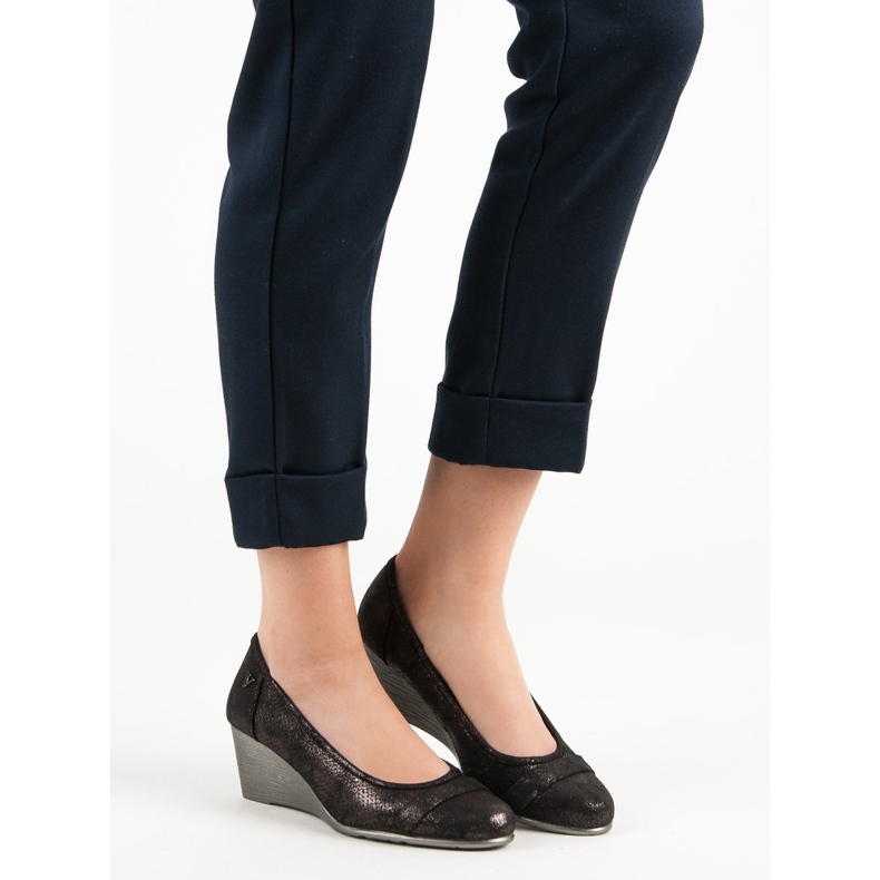 Vinceza Pumpe sa sjajnim klinom smeđa 2