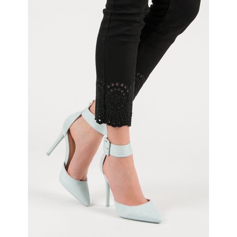 Štikle od plave antilopa plava 2