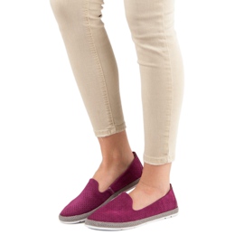 Filippo Leather Lordwork od kože ružičasta 1