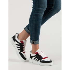 Udobne sportske cipele bijela crna 2