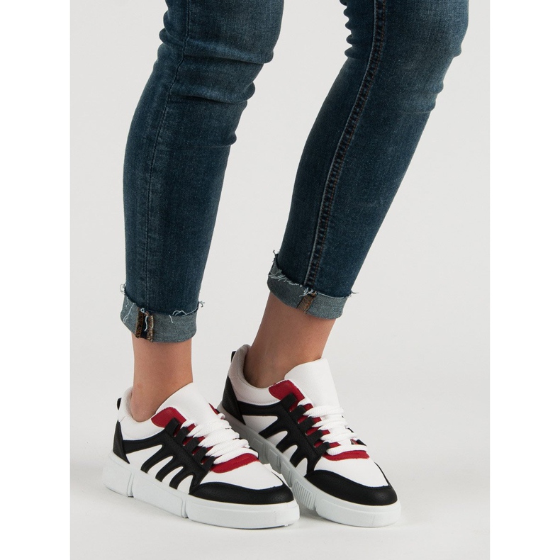 Udobne sportske cipele bijela crna 1