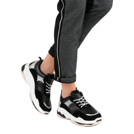 Crne tenisice s uzorkom crna 2