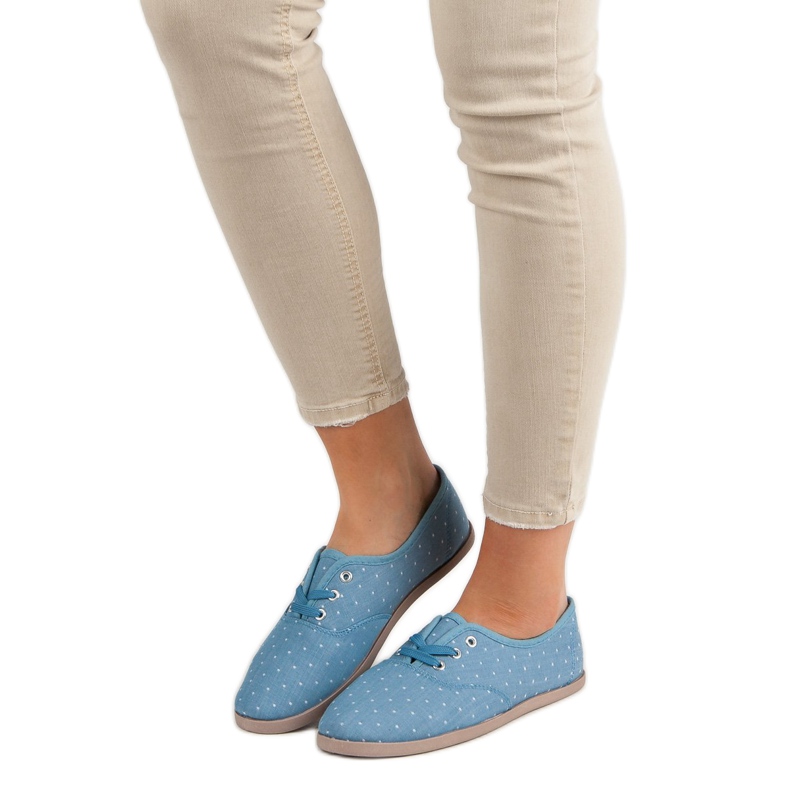 Tenisice s točkicama plava 1