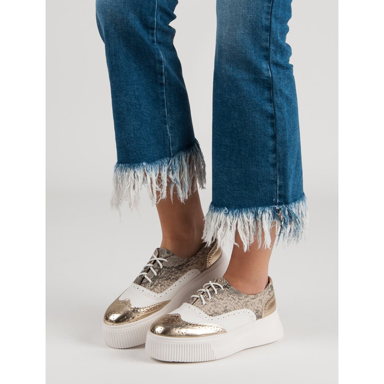 VICES Modne cipele žuta boja 1