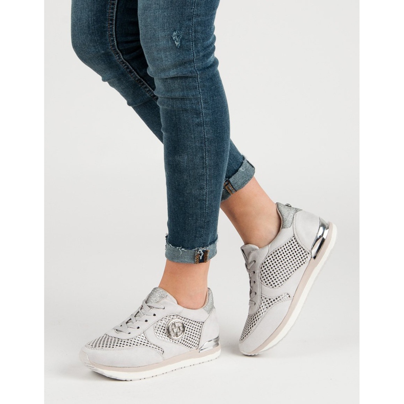 Aclys Ažurne sportske cipele siva 2