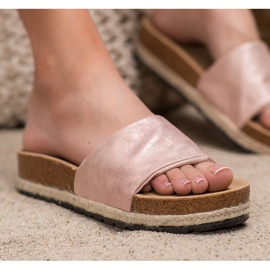 Kylie Sjajne ružičaste papuče ružičasta 1