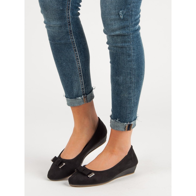 Vinceza Balerina s mašnom crno 1