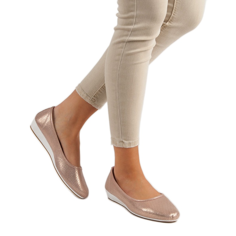 Vinceza Udobne balerine ružičasta 2