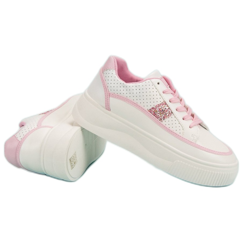 Bijele puzavice sa sjajem bijela 2