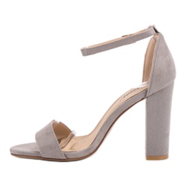 Seastar Seksi sandale na šanku siva 2