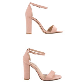 Seastar Seksi sandale na šanku ružičasta 1