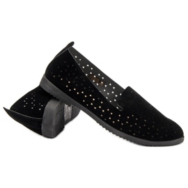 Black Openwork Lords crna 1