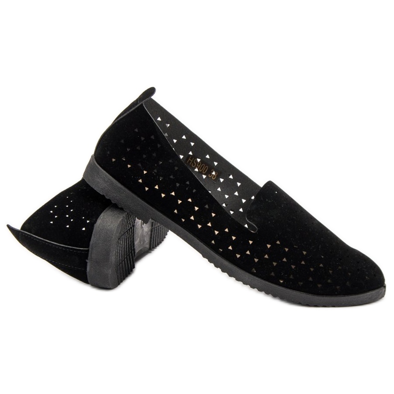 Black Openwork Lords crna 1