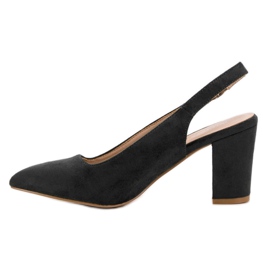 VINCEZA pumpe od antilopa crno 1