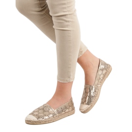 Cm Paris Tekstilne espadrile žuta boja 1