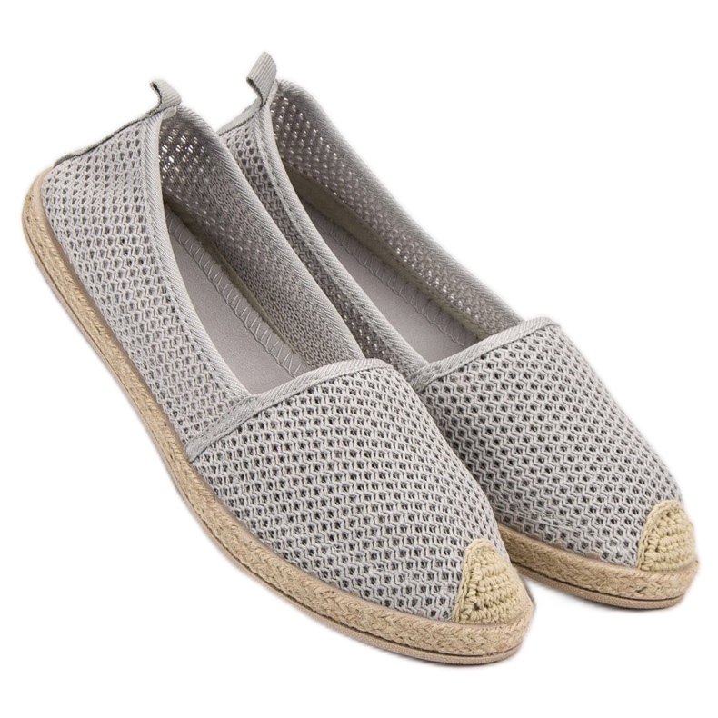 Seastar Espadrile od sivog tekstila siva 1