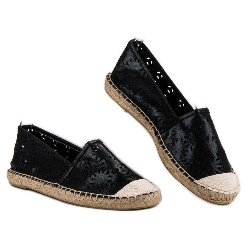 Cm Paris Tekstilne espadrile crna 2
