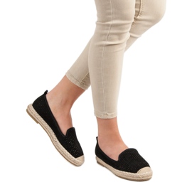 Lucky Shoes Black Openwork Lords crno 2