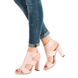 Seastar Elegantne sandale od antilopa ružičasta 1