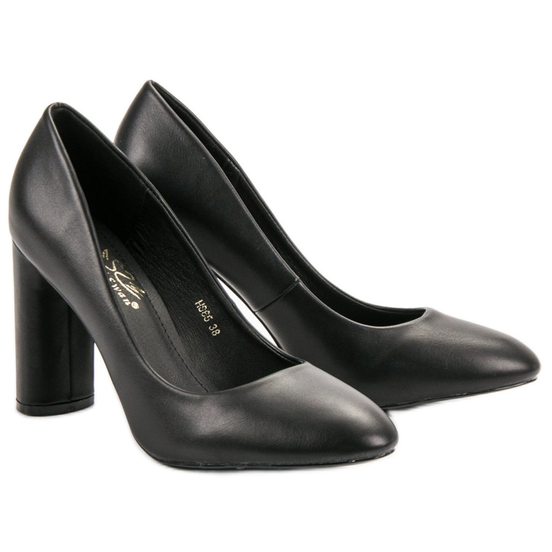 Small Swan Crne pumpe na stupu crna 2