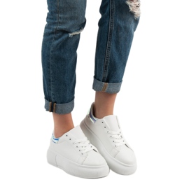 Renda Bijele cipele na platformi bijela 1