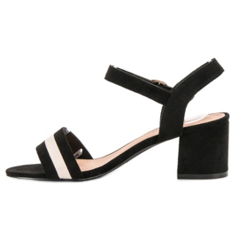 Queen Vivi Modne sandale na visoku petu crna 1