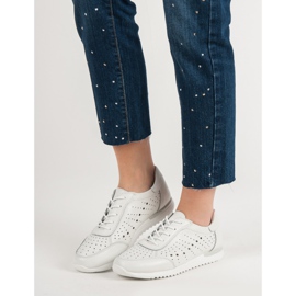 Kylie Bijele kožne cipele bijela 1