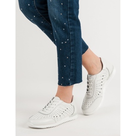 Kylie Bijele kožne cipele bijela 2