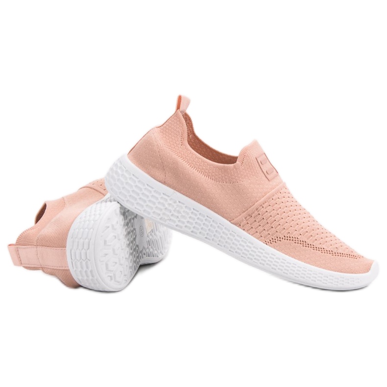 Weide Modna tekstilna obuća ružičasta 1