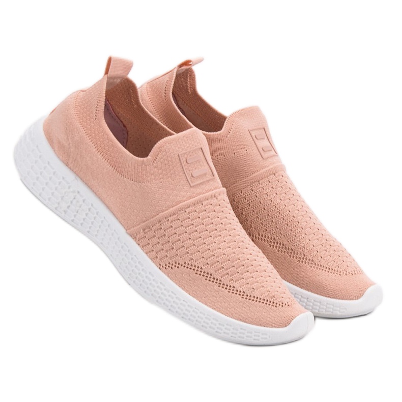 Weide Modna tekstilna obuća ružičasta 2