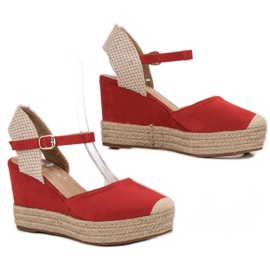 Seastar Espadrile na platformi crvena 1