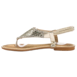 Encor Zlatne japanske sandale zlatni 1