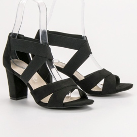 Filippo Crne klizne sandale crno 1