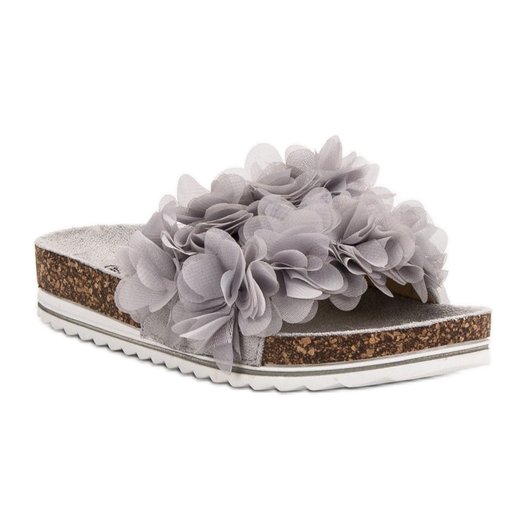 Seastar Modne sive papuče siva 1