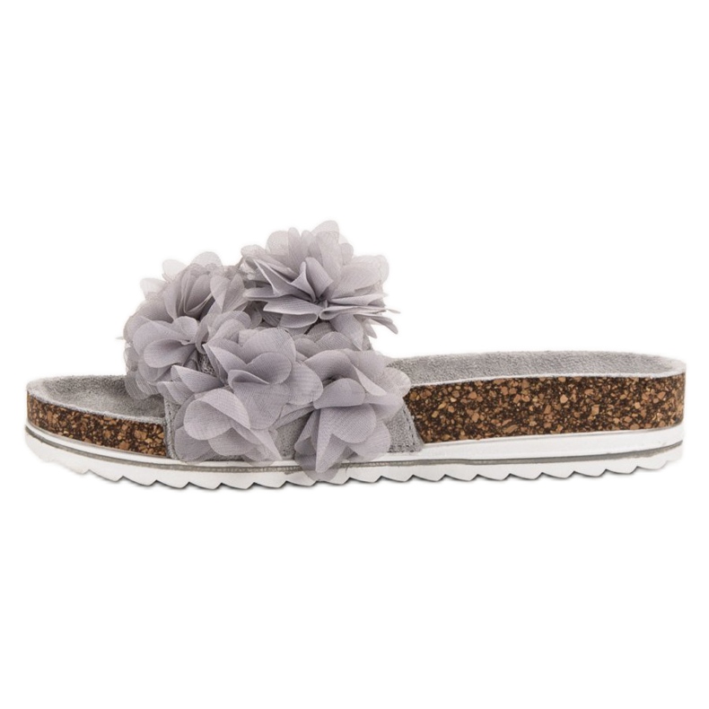 Seastar Modne sive papuče siva 2