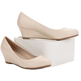 Small Swan Klinaste pumpe smeđa 1