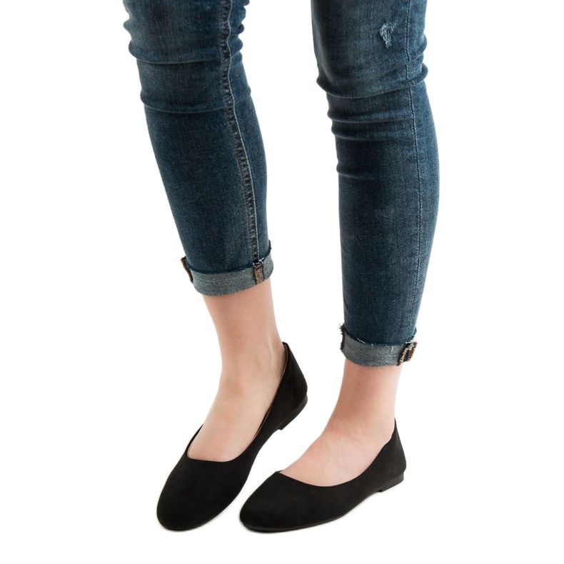 Evento Balerine od crne antilopa crno 1